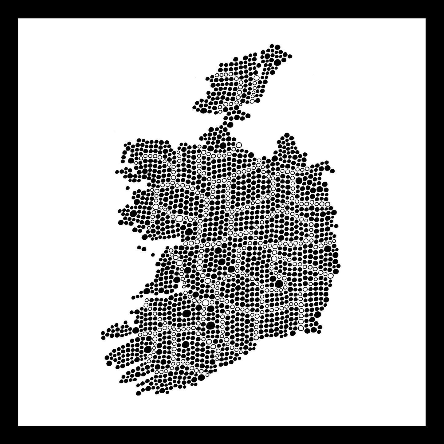 Ireland - Original hand-painted ceramic ⚫