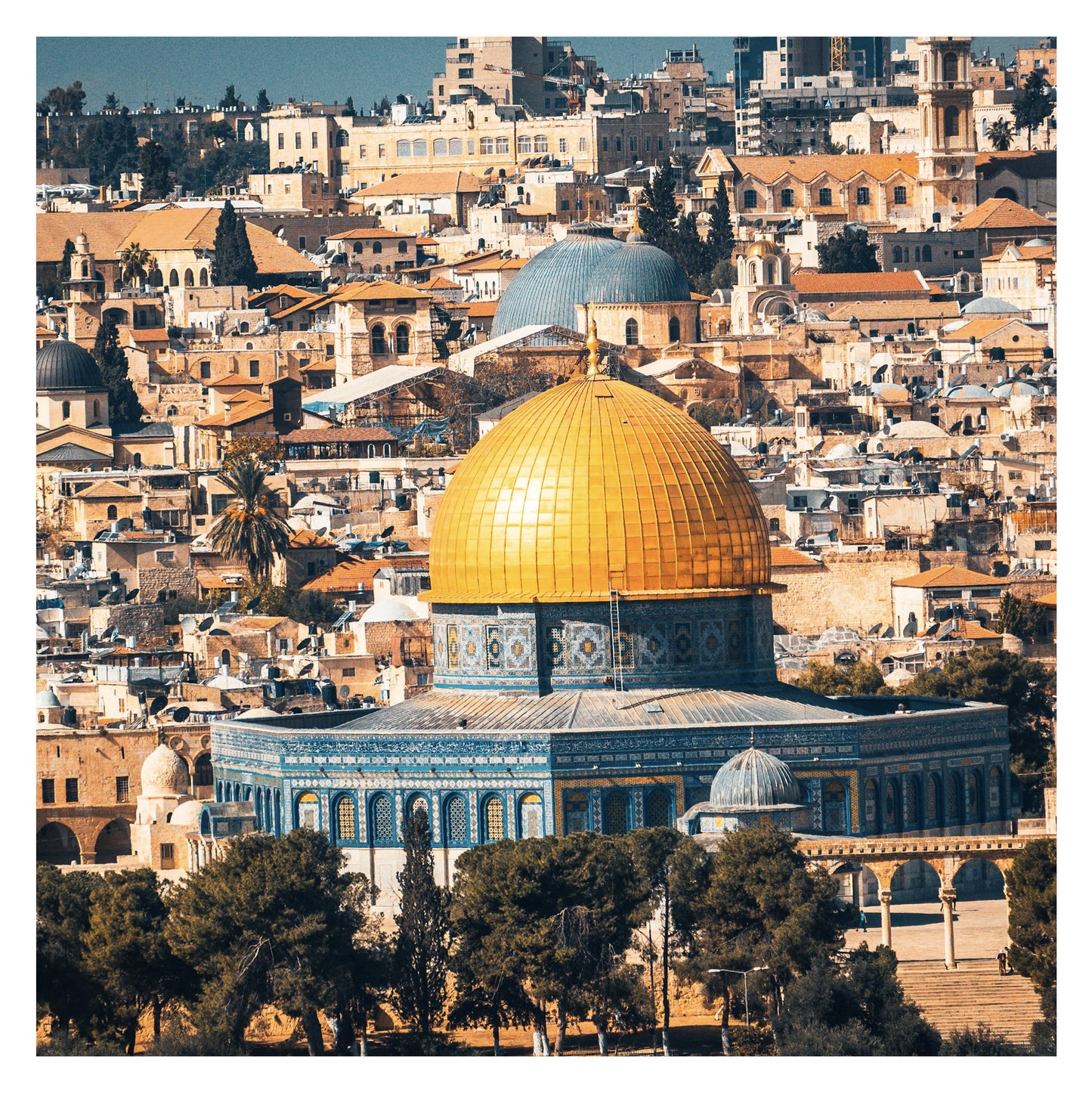 Israël - Original peint à la main sur céramique