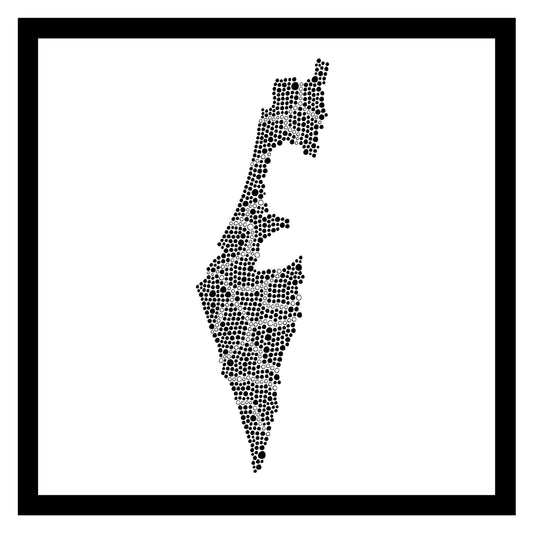 Israël - Original peint à la main sur céramique