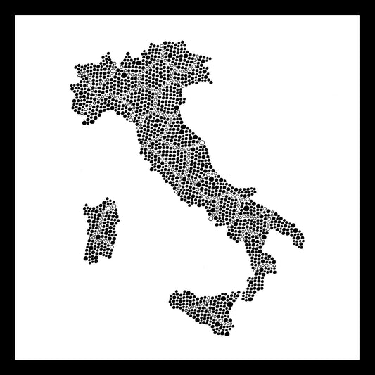 Italie - Original peint à la main sur céramique