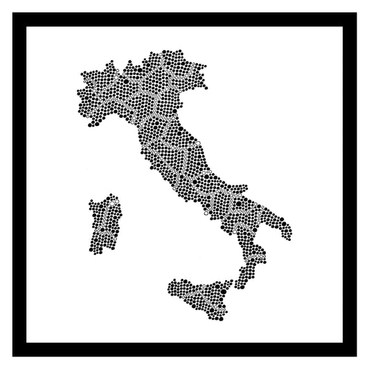 Italie - Original peint à la main sur céramique