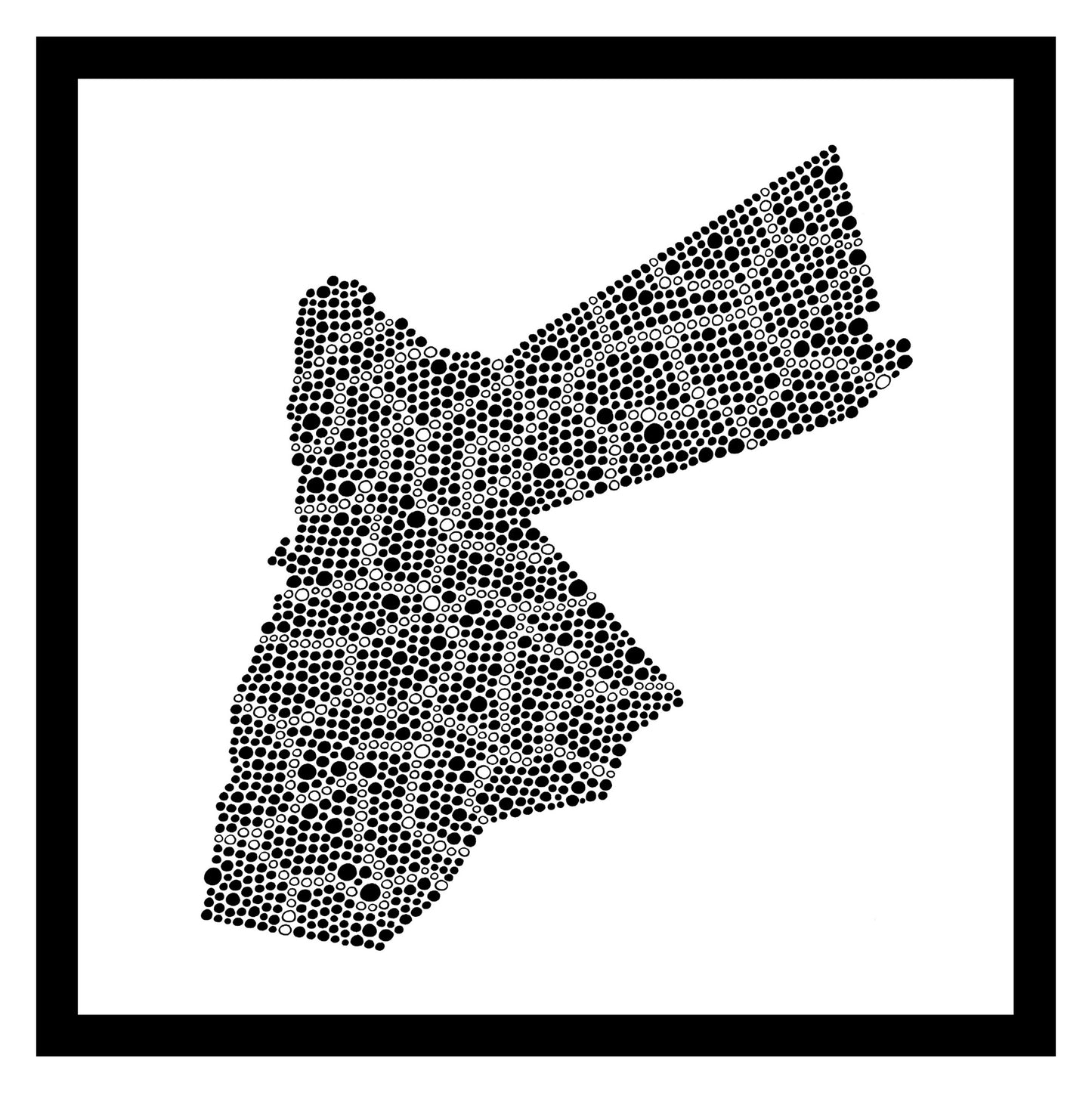 Jordanie - Original peint à la main sur céramique