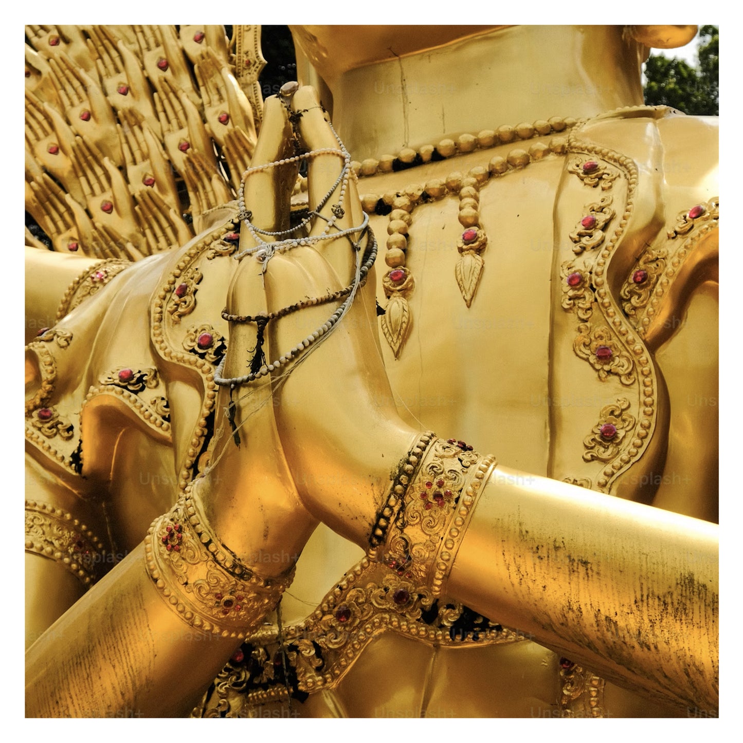 Laos - Original peint à la main sur céramique