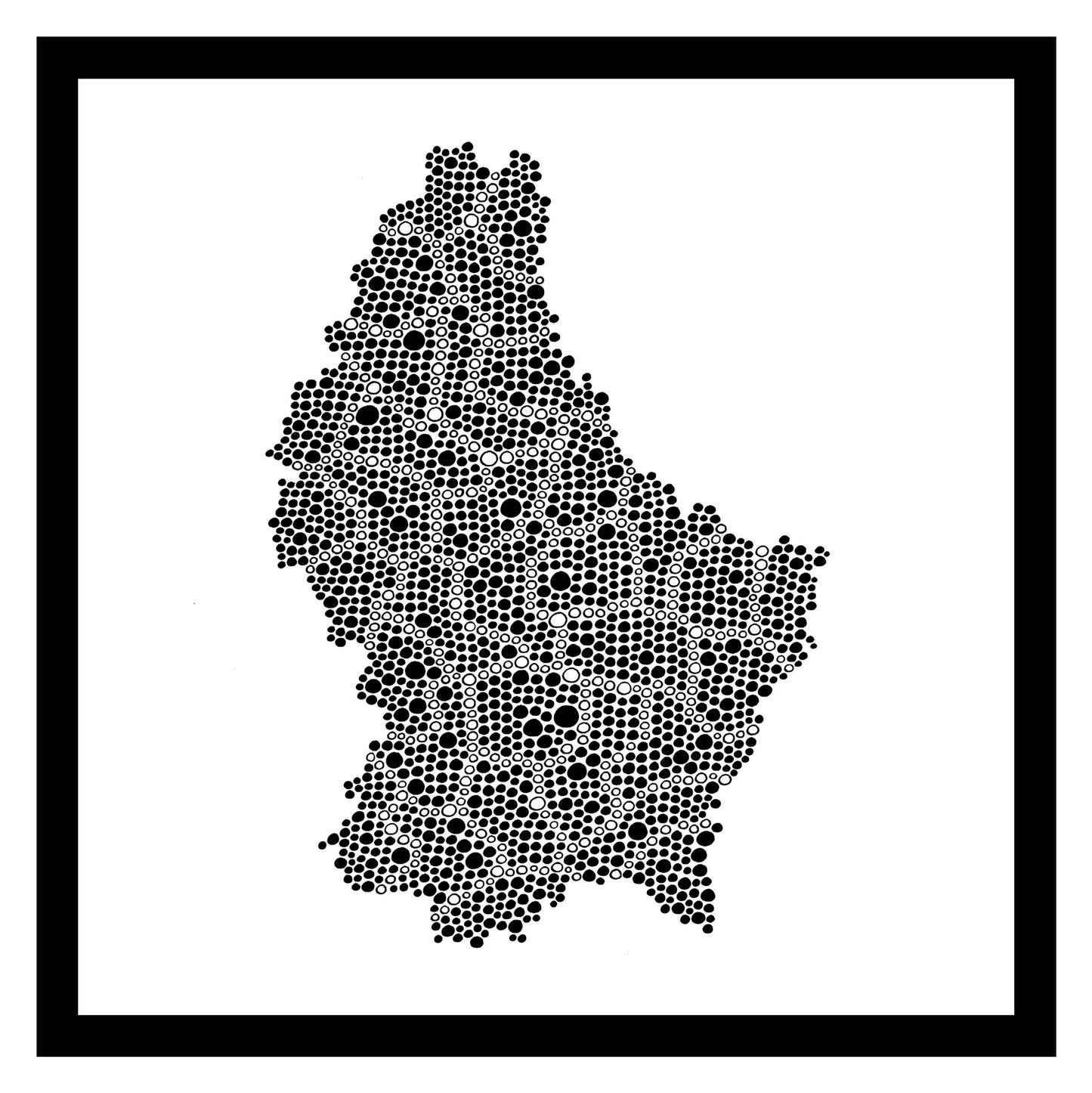 Luxembourg - Original peint à la main sur céramique