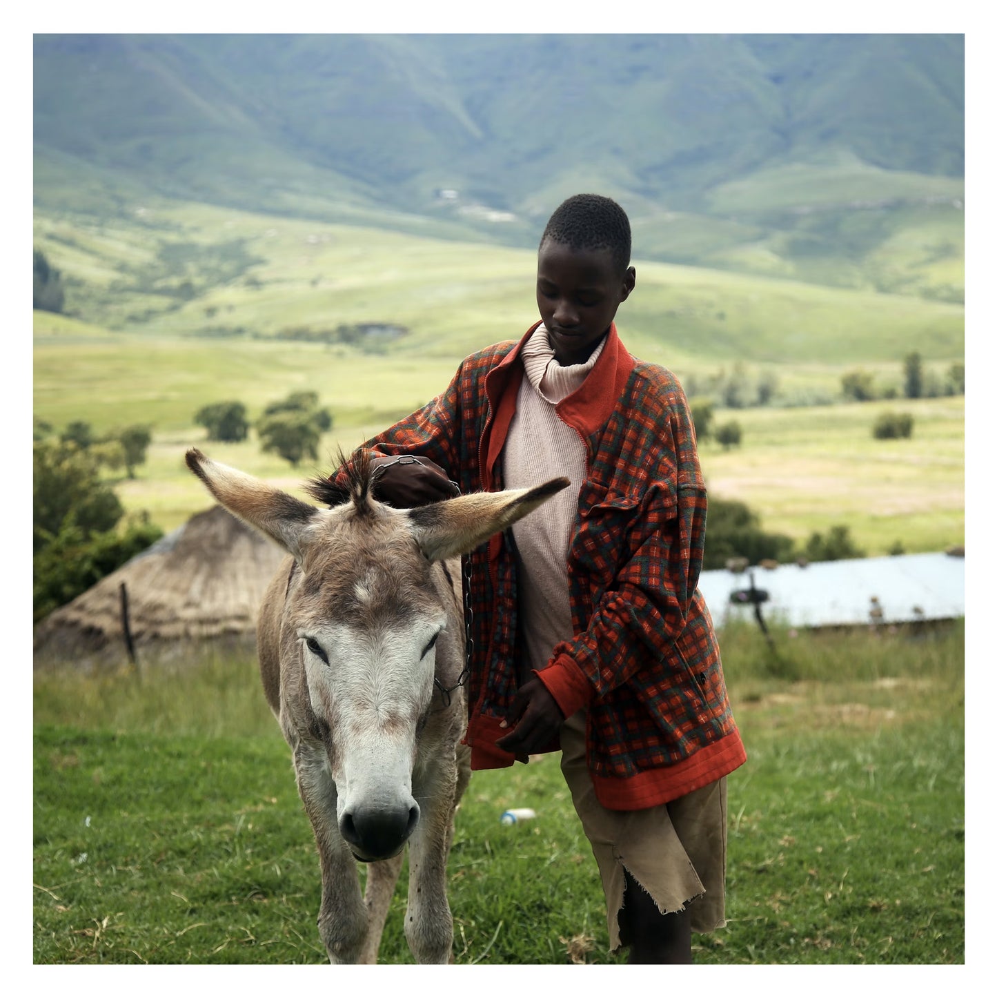 Lesotho - Original peint à la main sur céramique