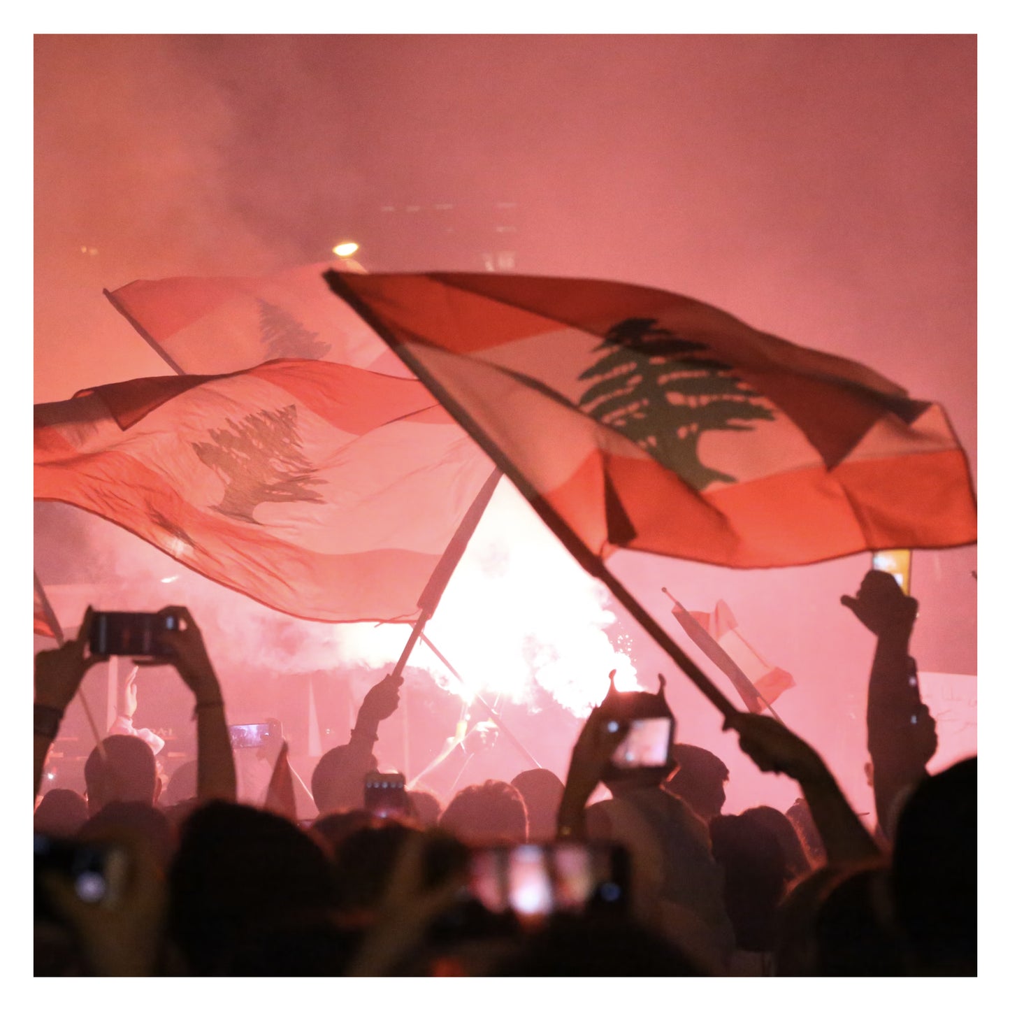 Liban - Original peint à la main sur céramique