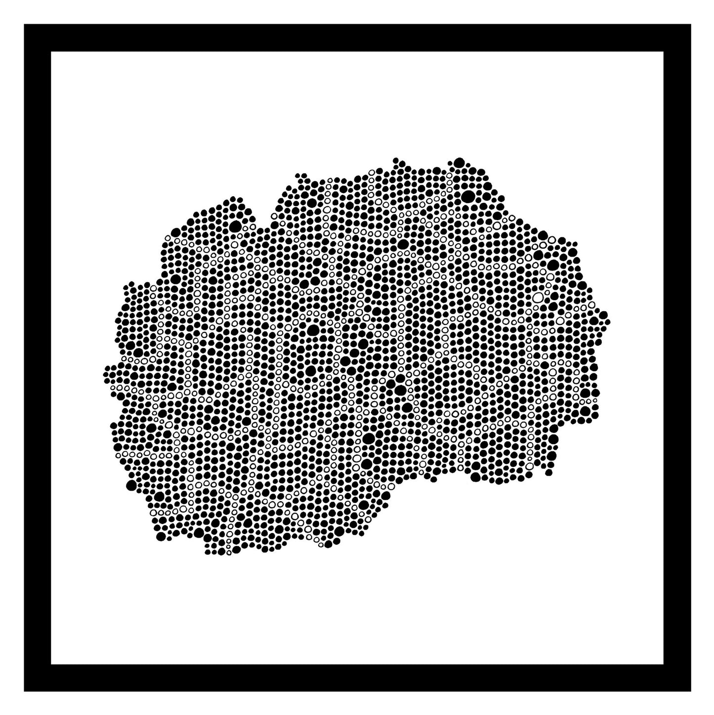 Macédoine du Nord - Original peint à la main sur céramique