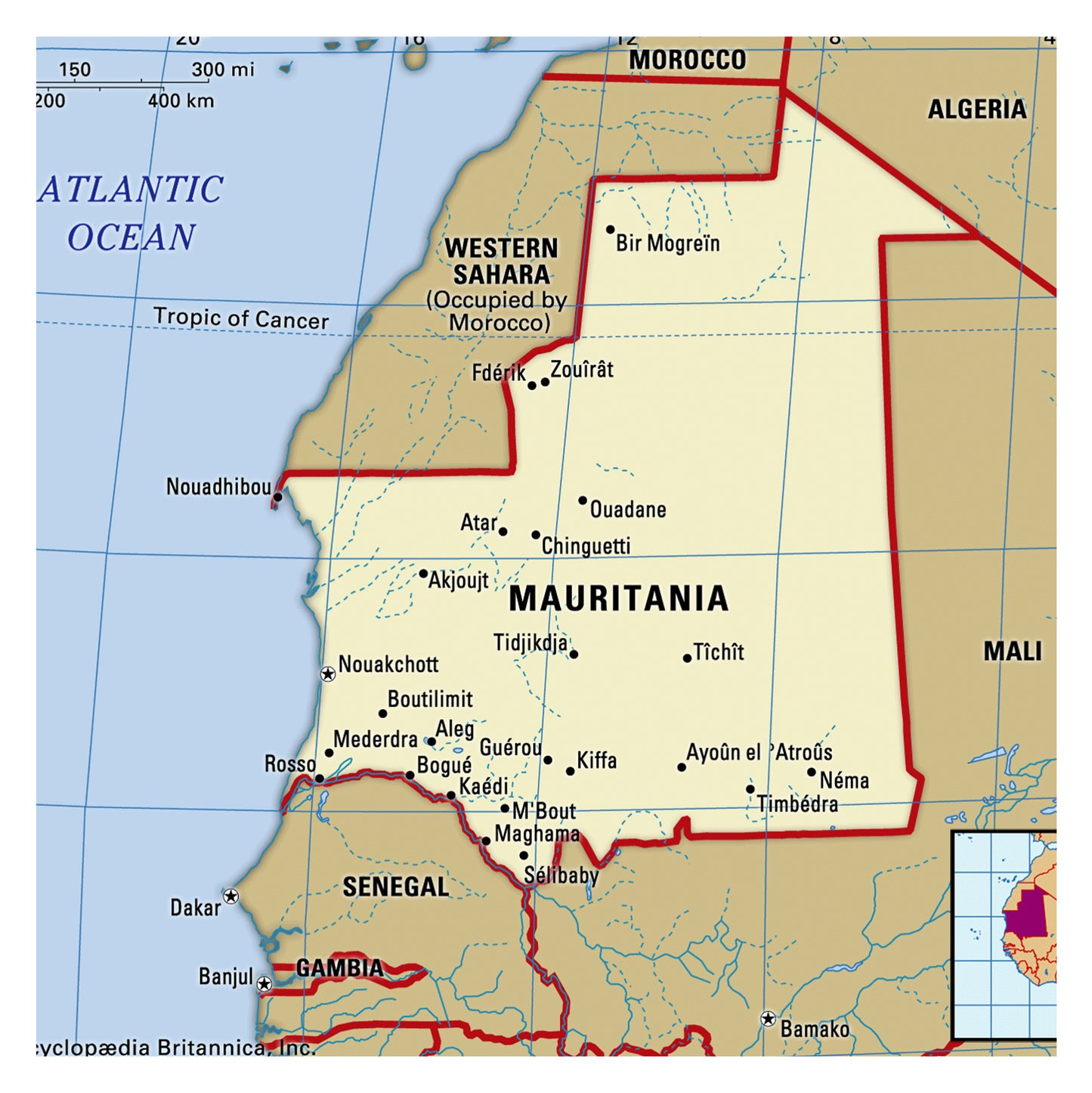 Mauritanie - Original peint à la main sur céramique