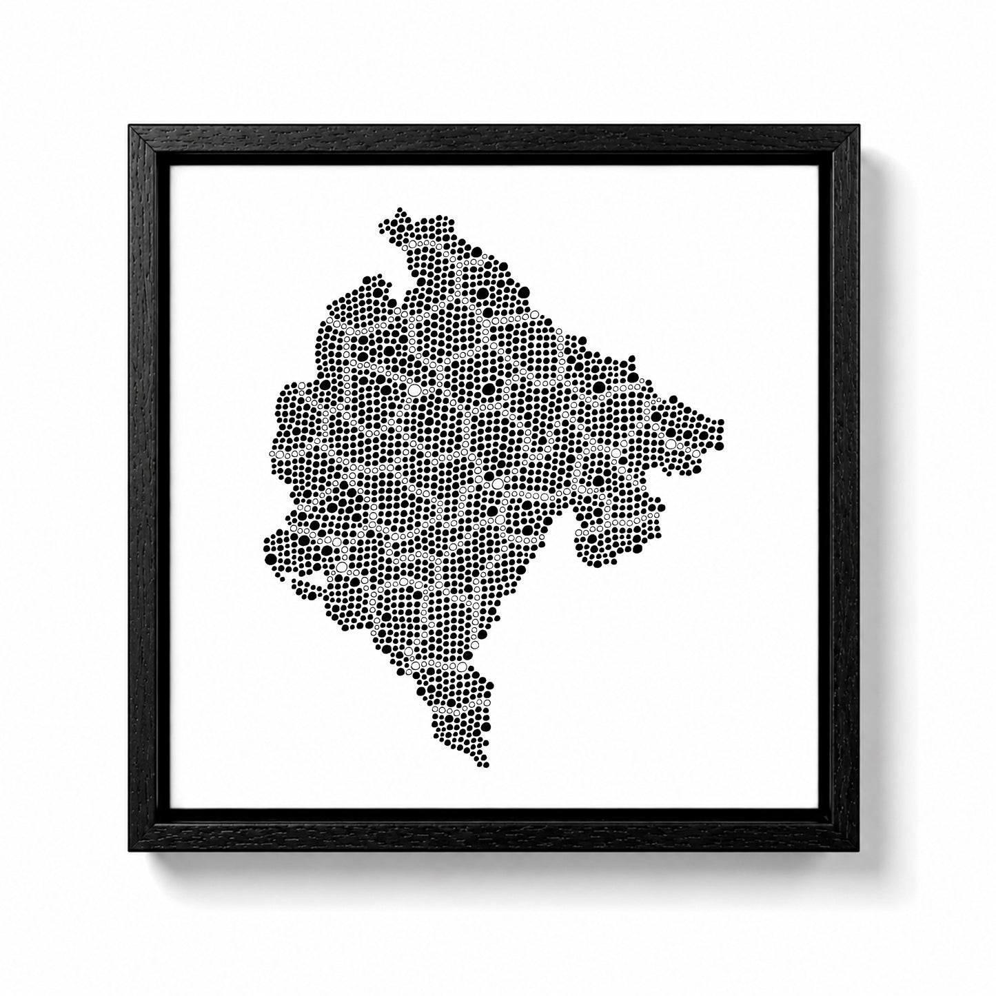 Monténégro - Original peint à la main sur céramique