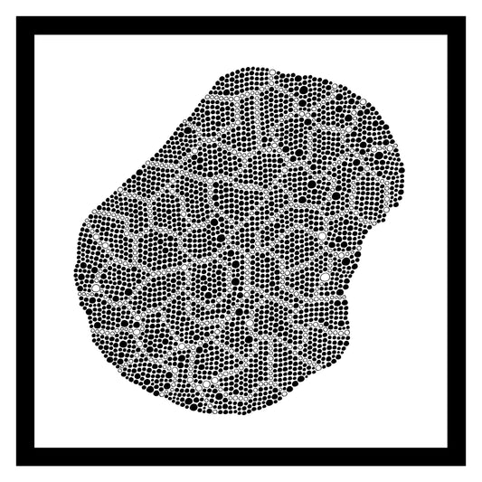 Nauru - Original peint à la main sur céramique