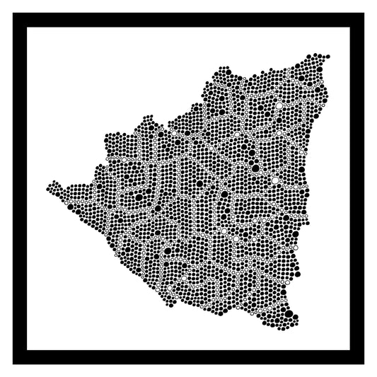 Nicaragua - Original peint à la main sur céramique