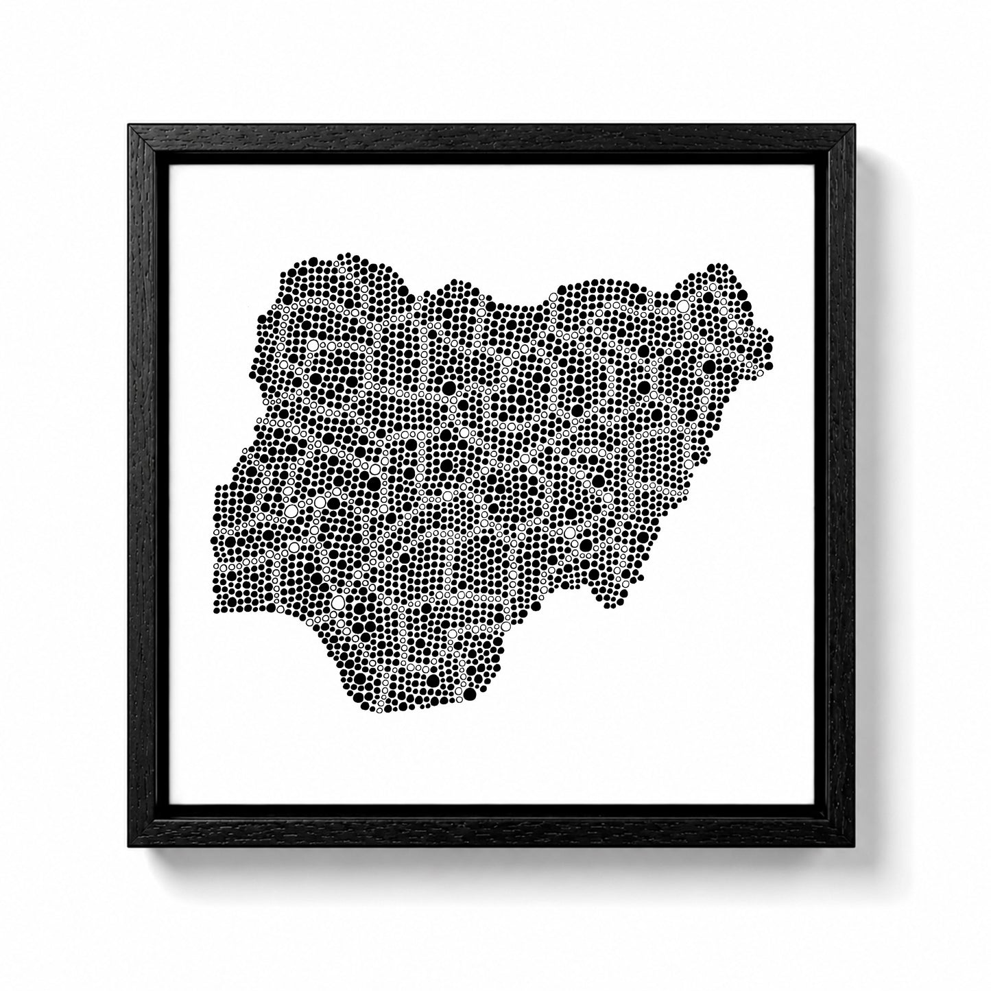 Nigéria - Original peint à la main sur céramique
