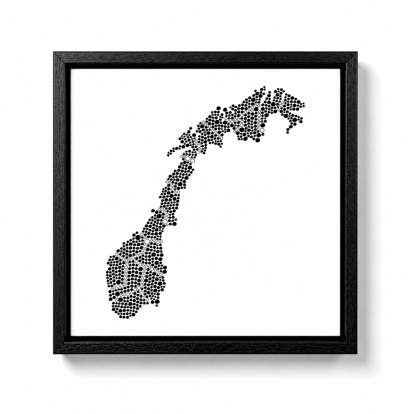 Norvège - Original peint à la main sur céramique