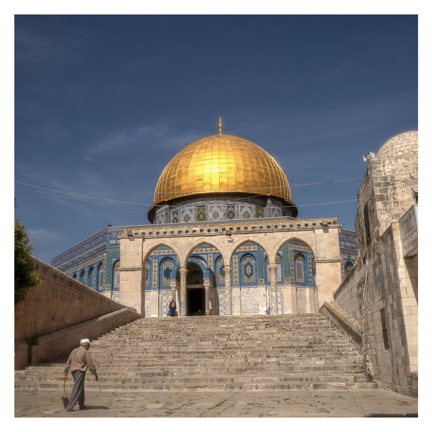 Palestine / Cisjordanie - Original peint à la main sur céramique