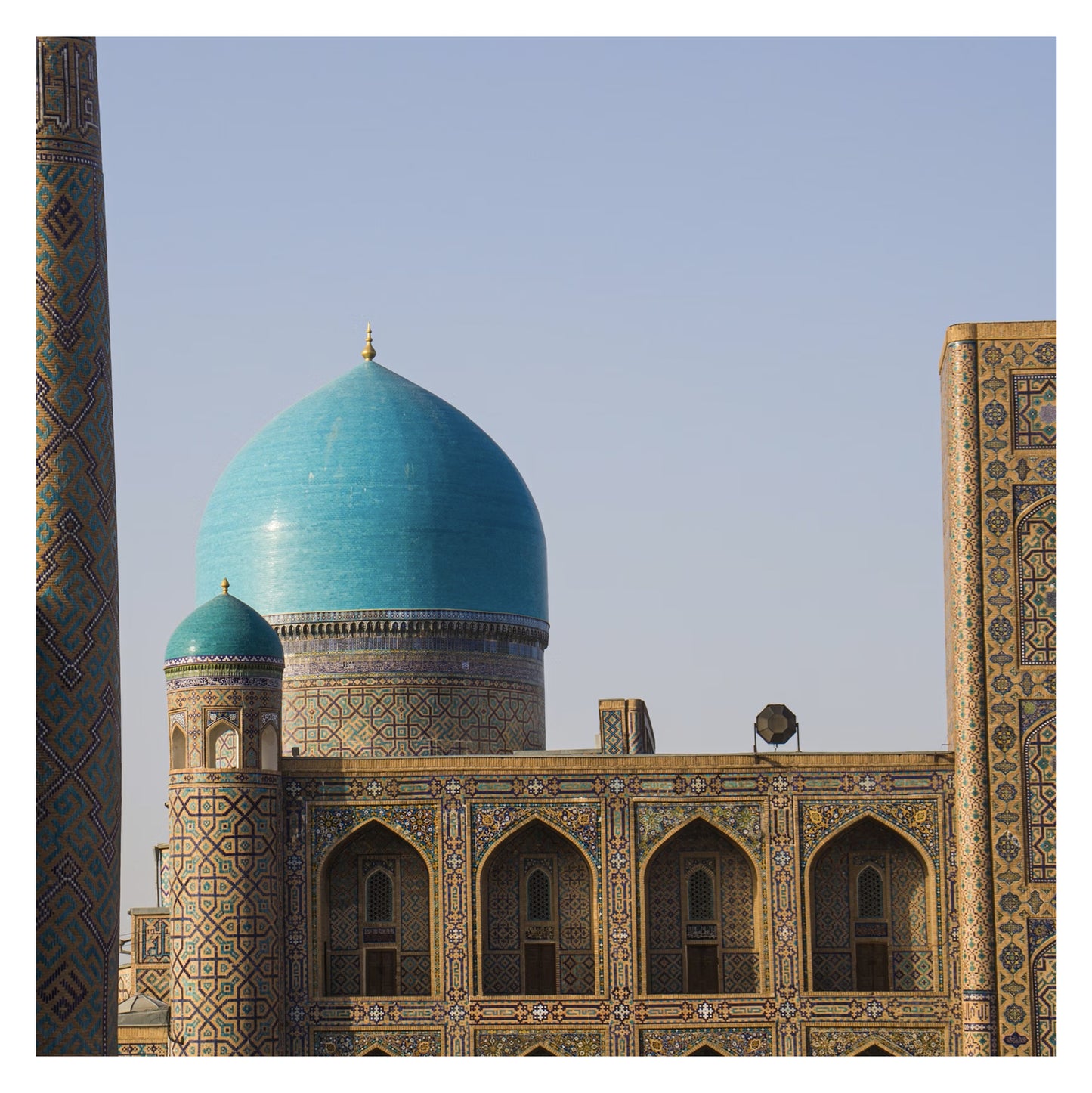 Ouzbékistan - Original peint à la main sur céramique