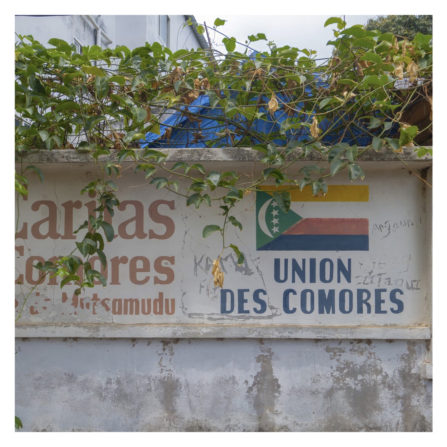 Comores - Original peint à la main sur céramique