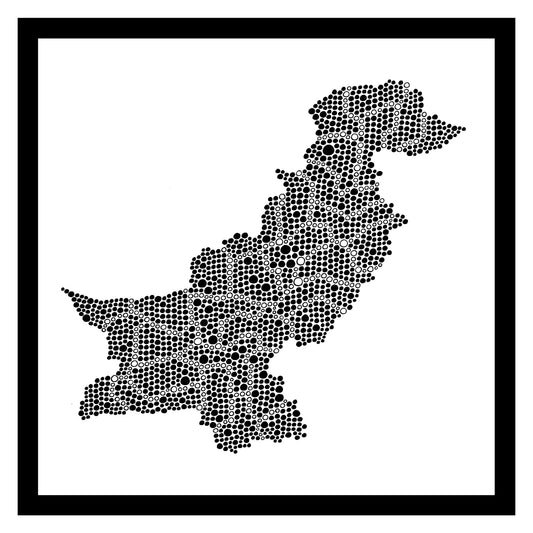 Pakistan - Original peint à la main sur céramique