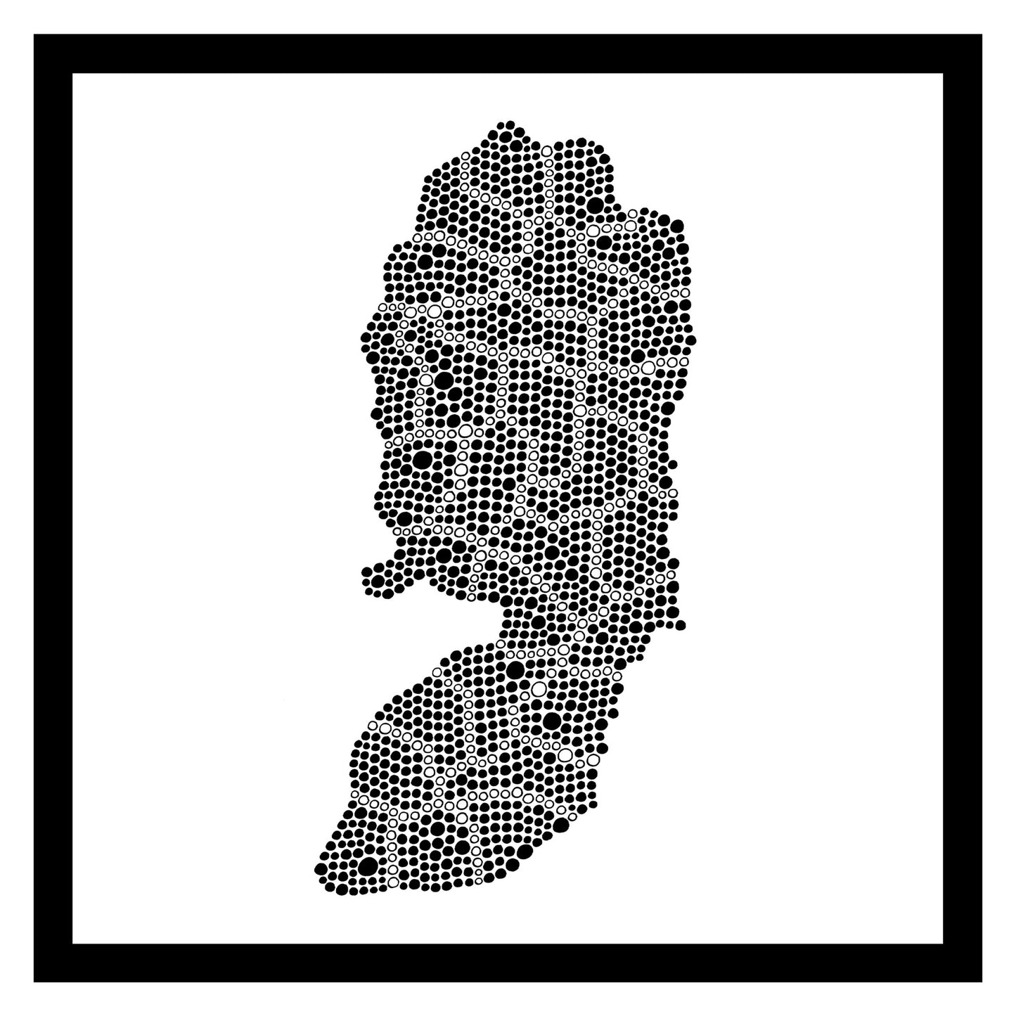 Palestine / Cisjordanie - Original peint à la main sur céramique