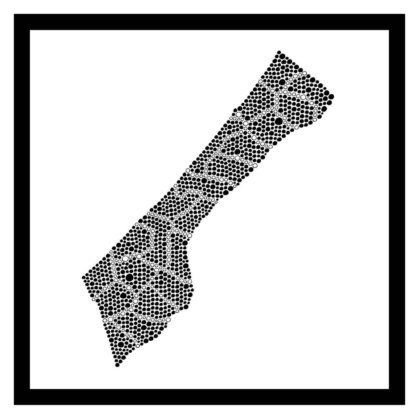 Palestine / Gaza - Original peint à la main sur céramique