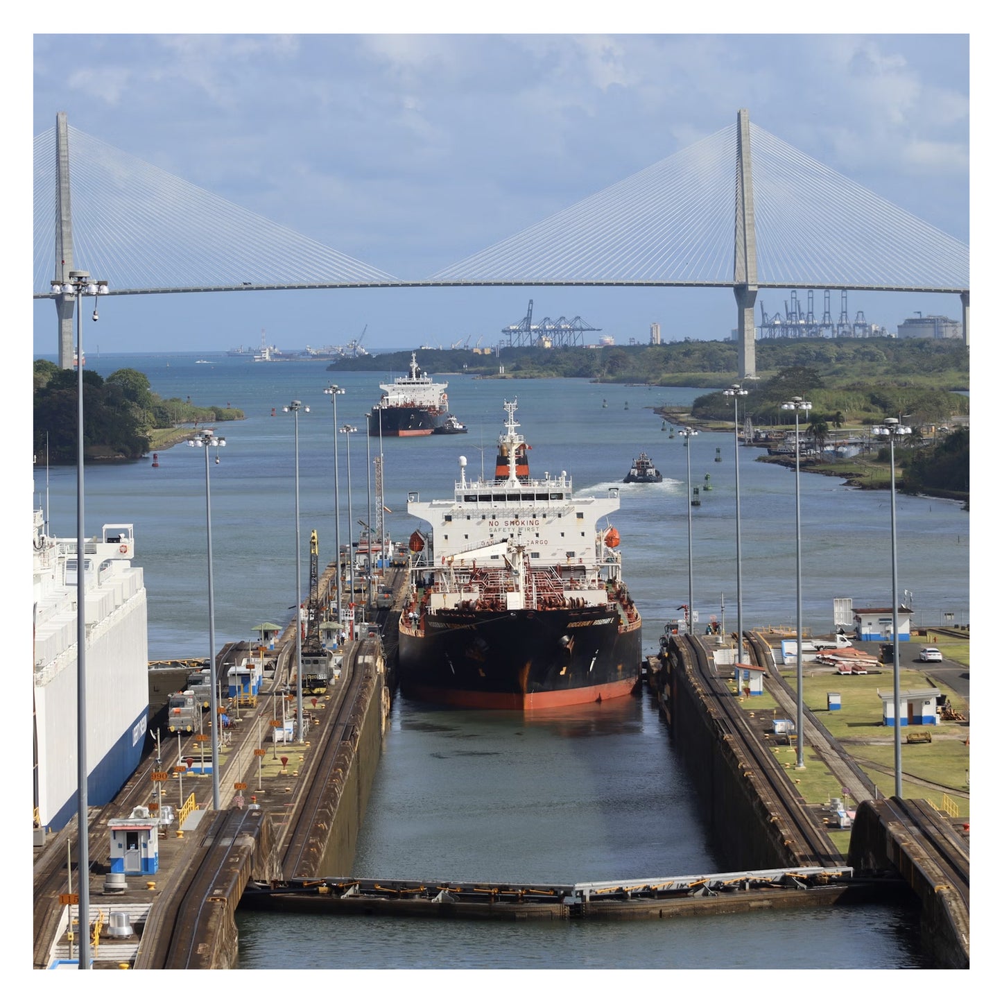 Panama - Original peint à la main sur céramique