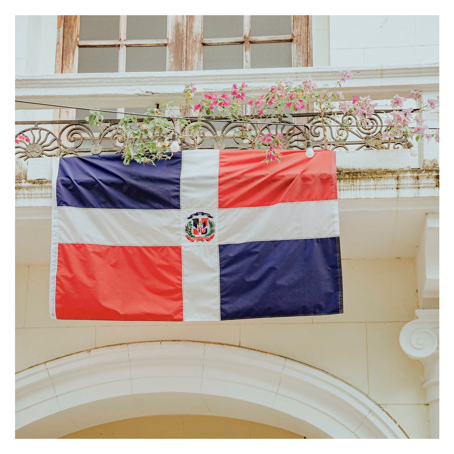 République Dominicaine - Original peint à la main sur céramique