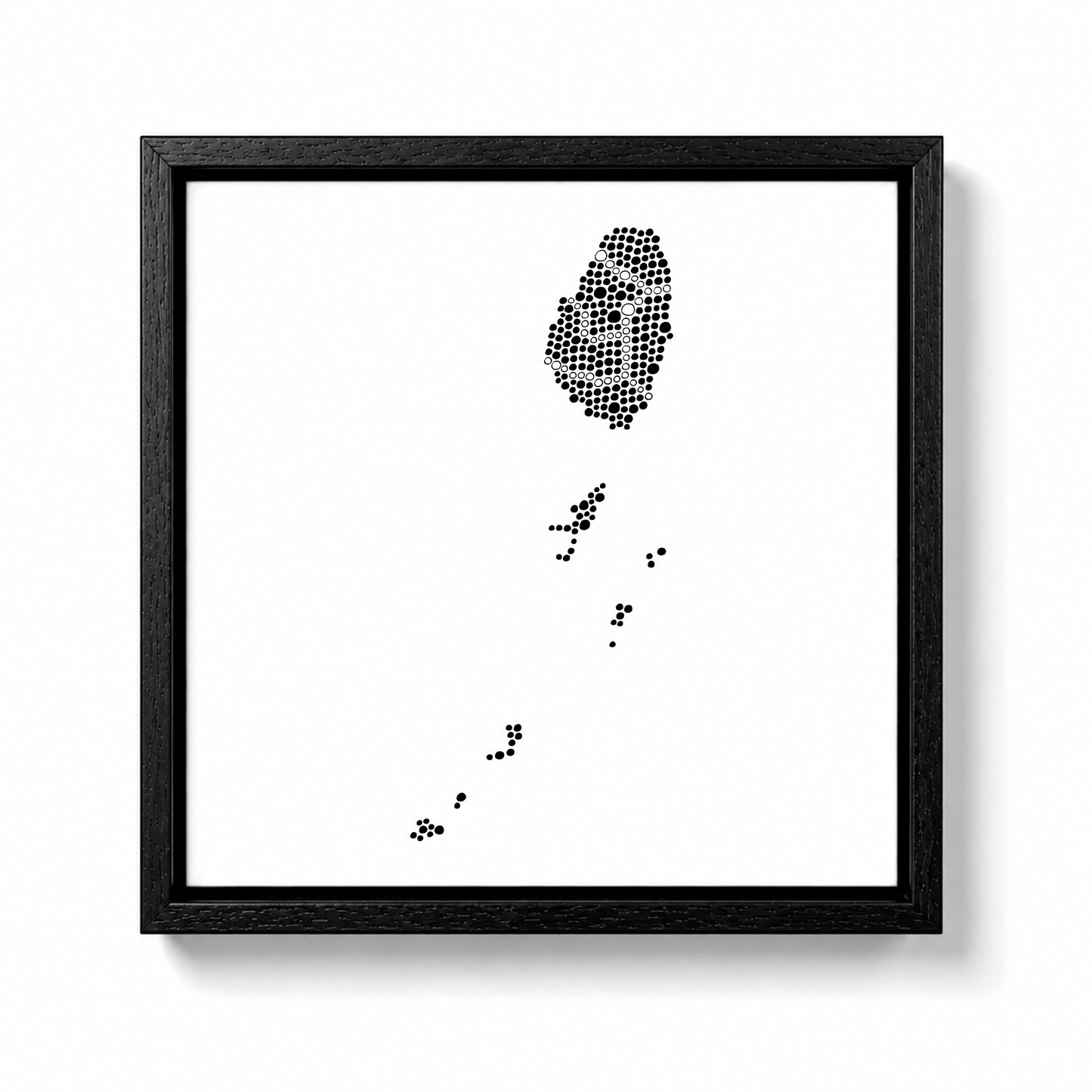 Saint-Vincent-et-les-Grenadines - Original peint à la main sur céramique