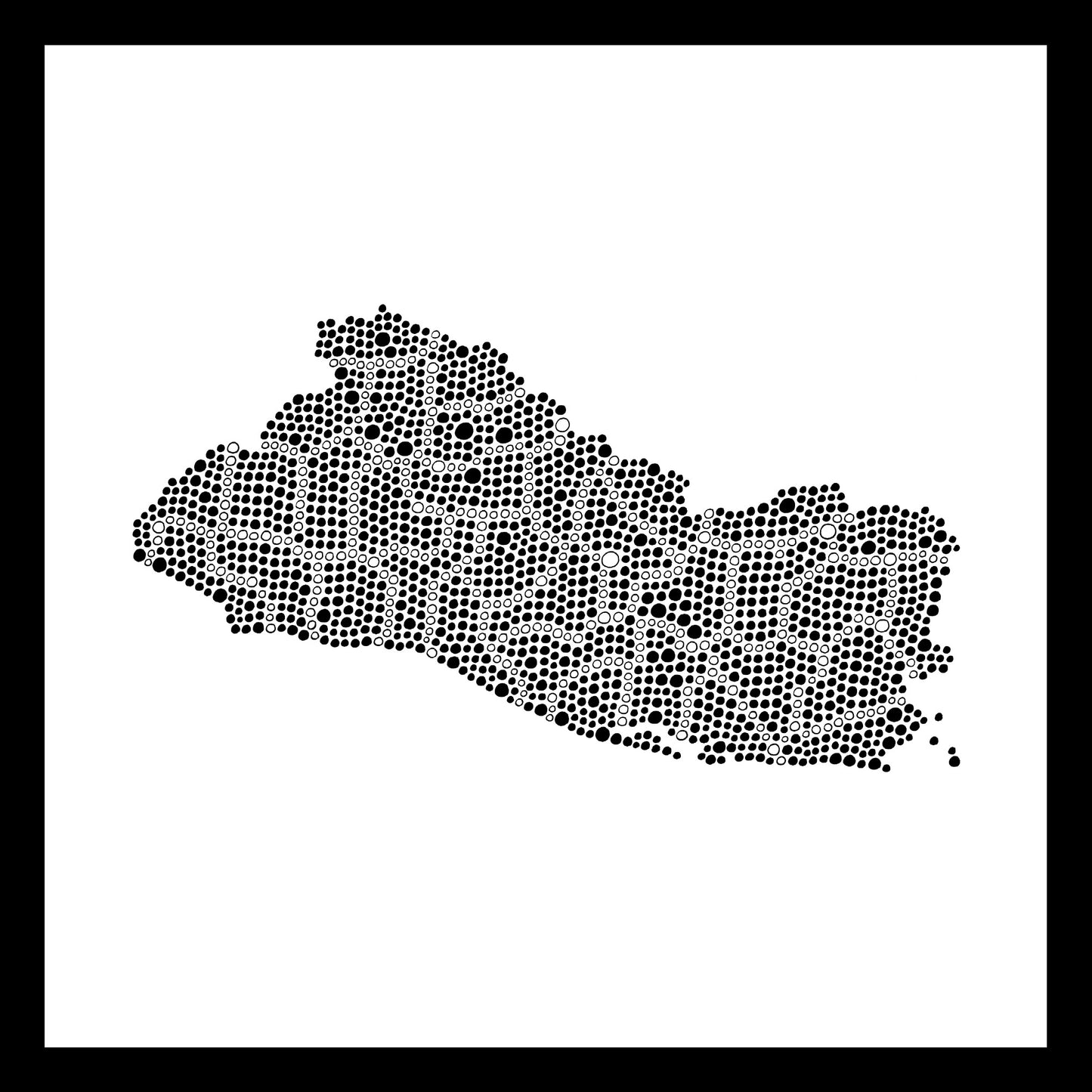 Salvador - Original peint à la main sur céramique