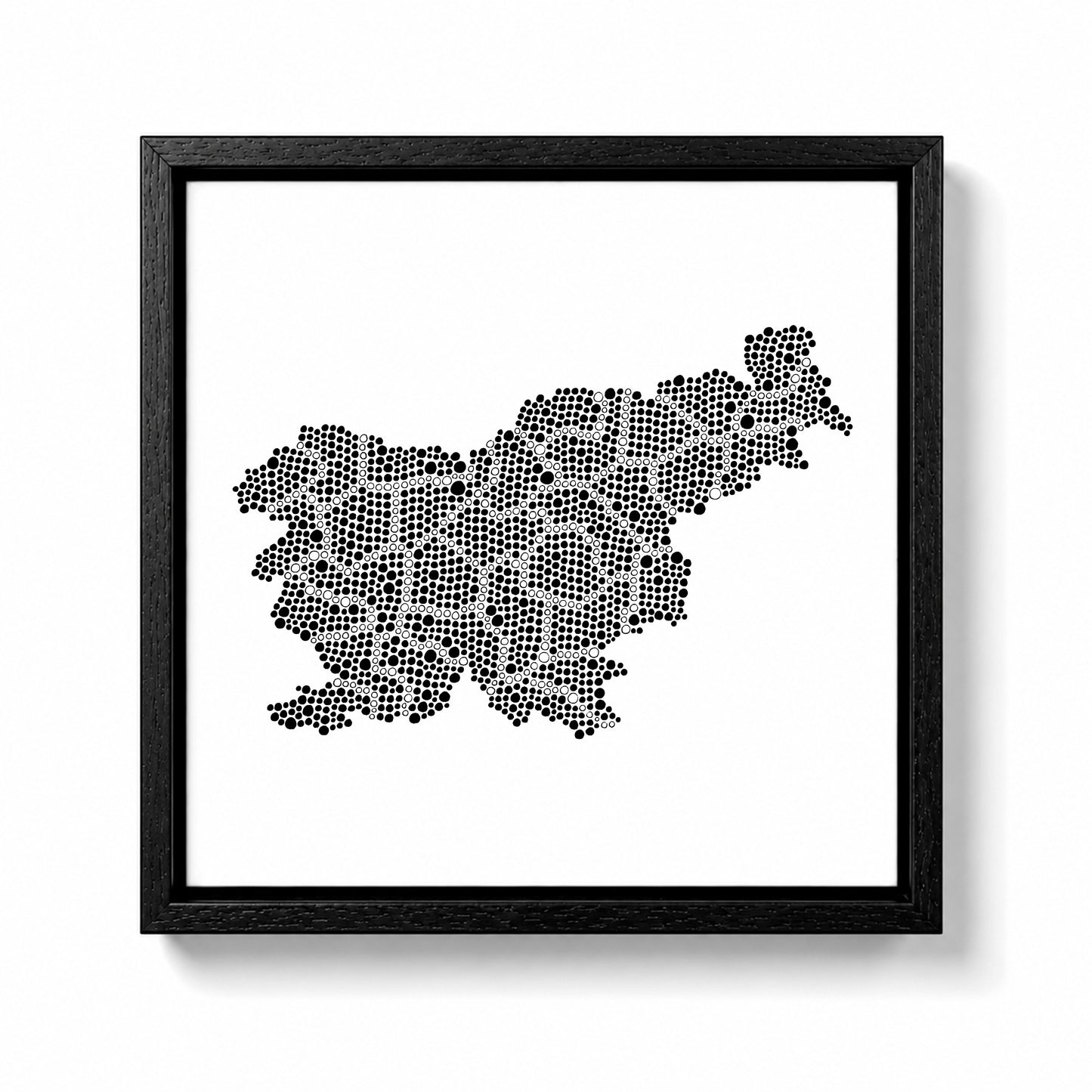 Slovénie - Original peint à la main sur céramique