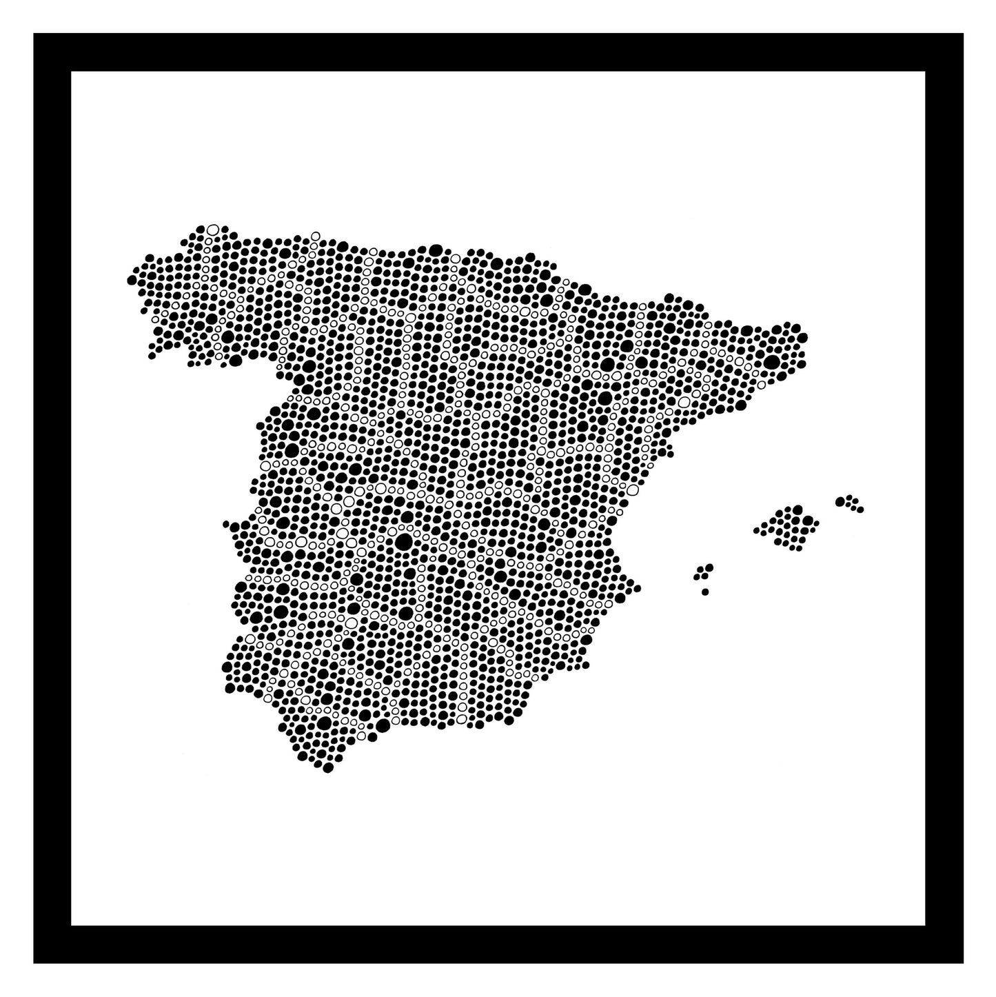 Espagne - Original peint à la main sur céramique