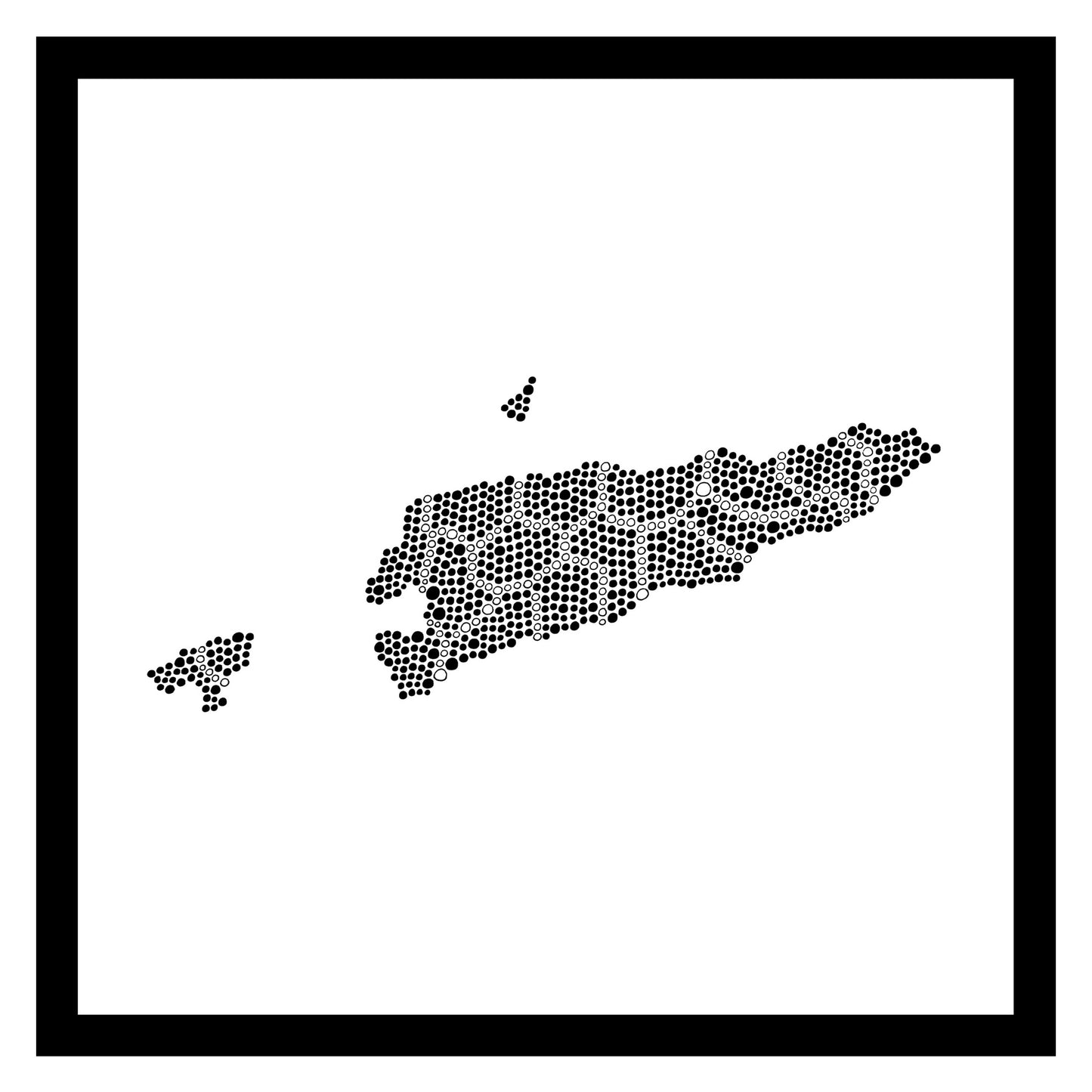 Timor-Leste - Original peint à la main sur céramique
