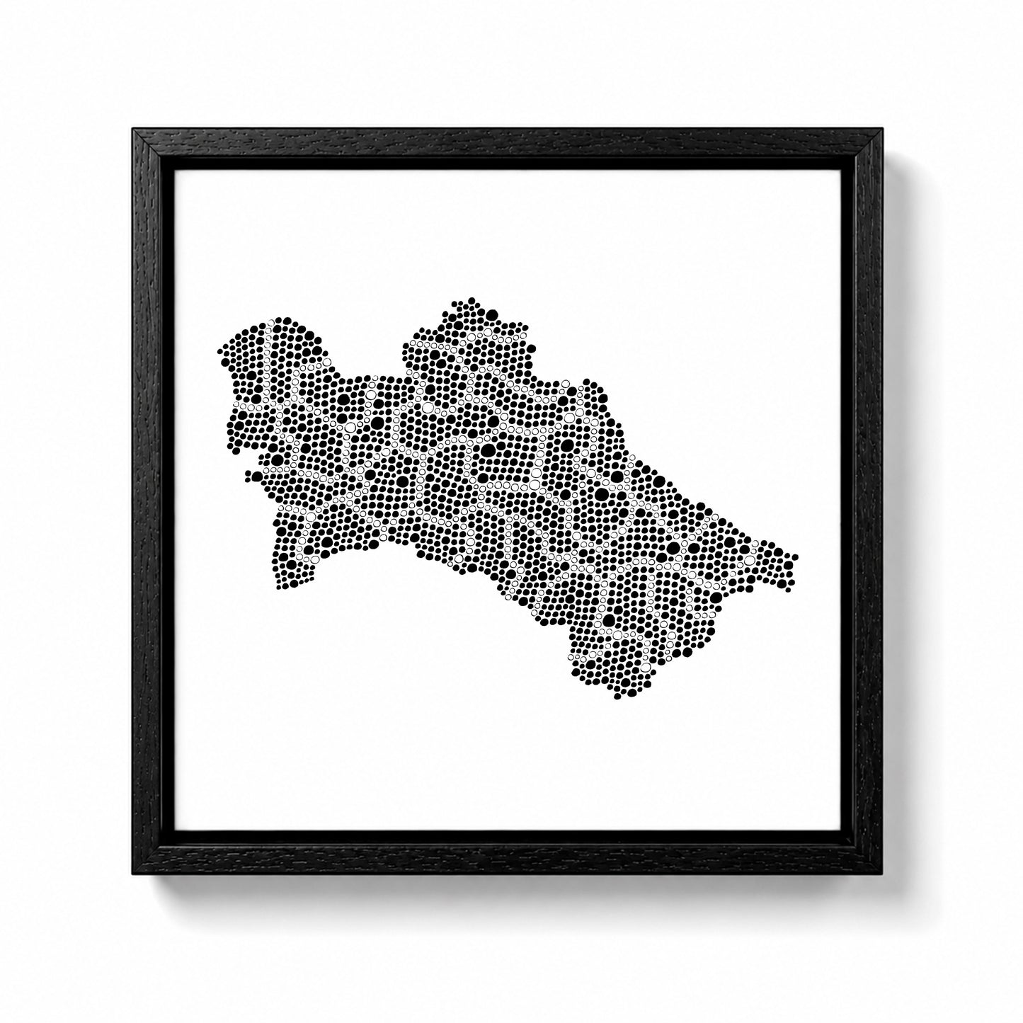 Turkménistan - Original peint à la main sur céramique