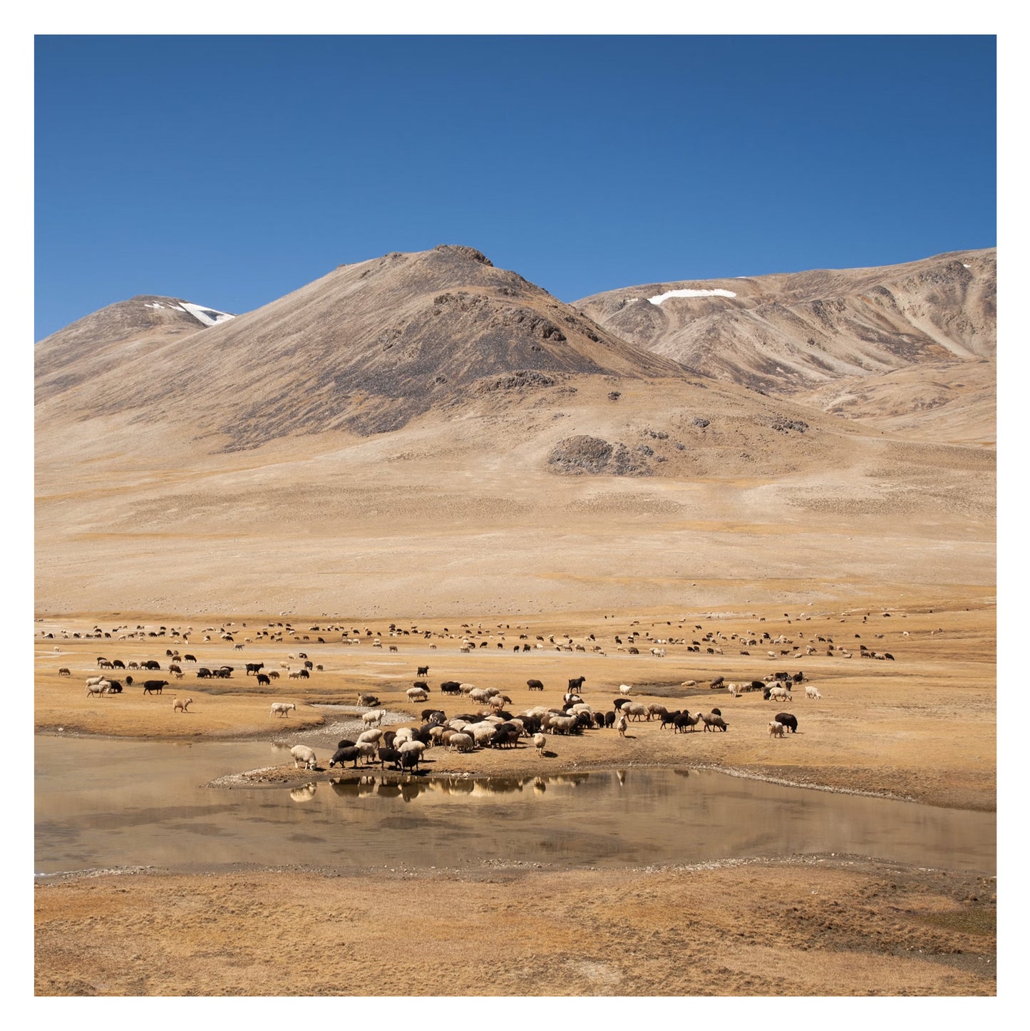 Tadjikistan - Original peint à la main sur céramique