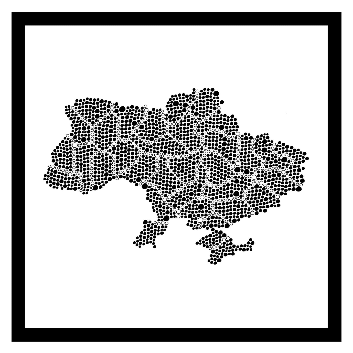 Ukraine - Original peint à la main sur céramique
