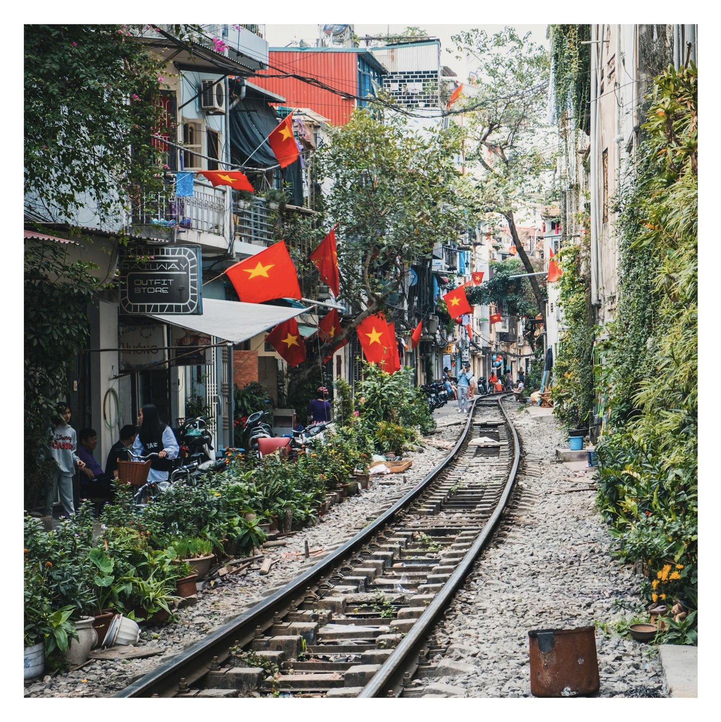Vietnam - Original peint à la main sur céramique