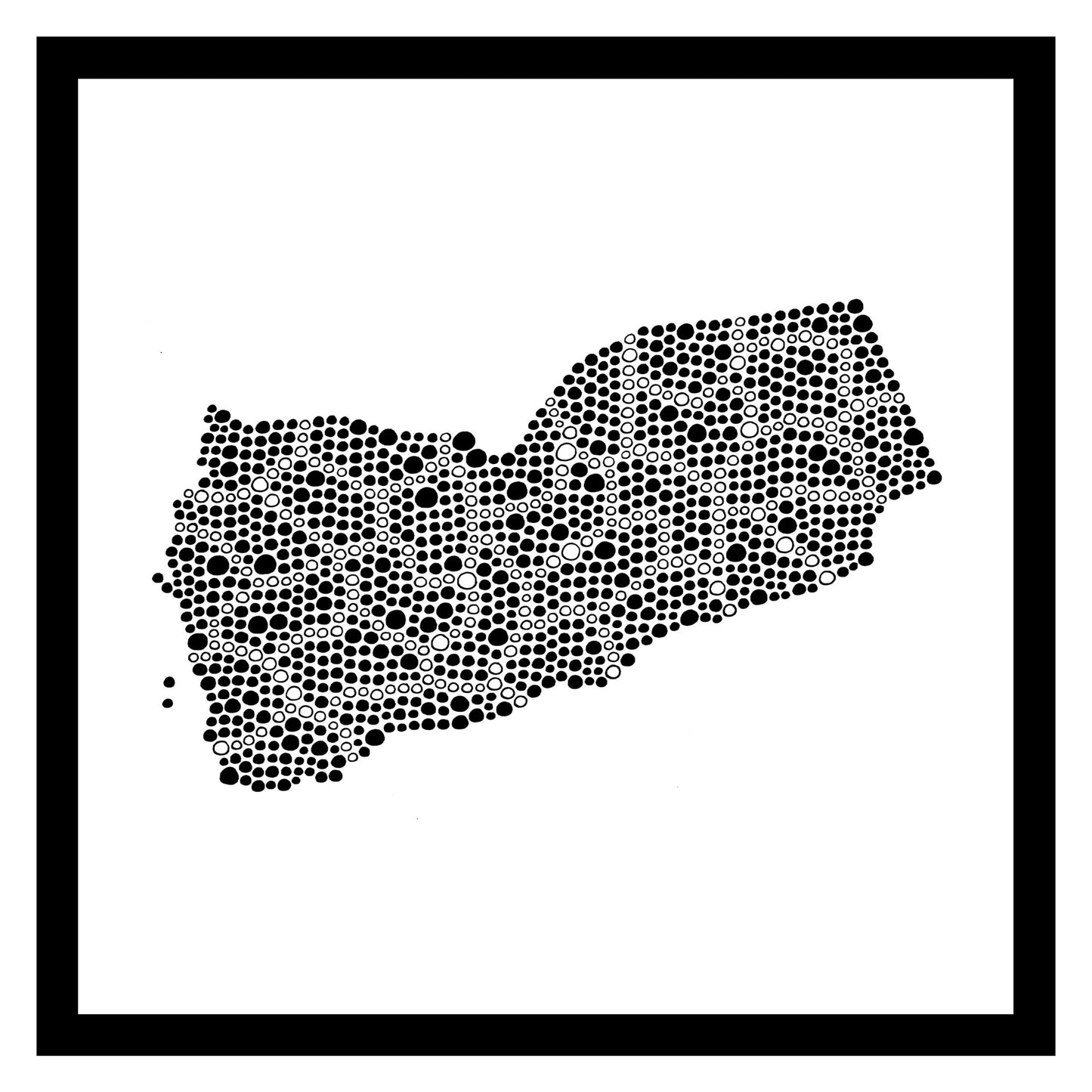 Yemen - Original peint à la main sur céramique