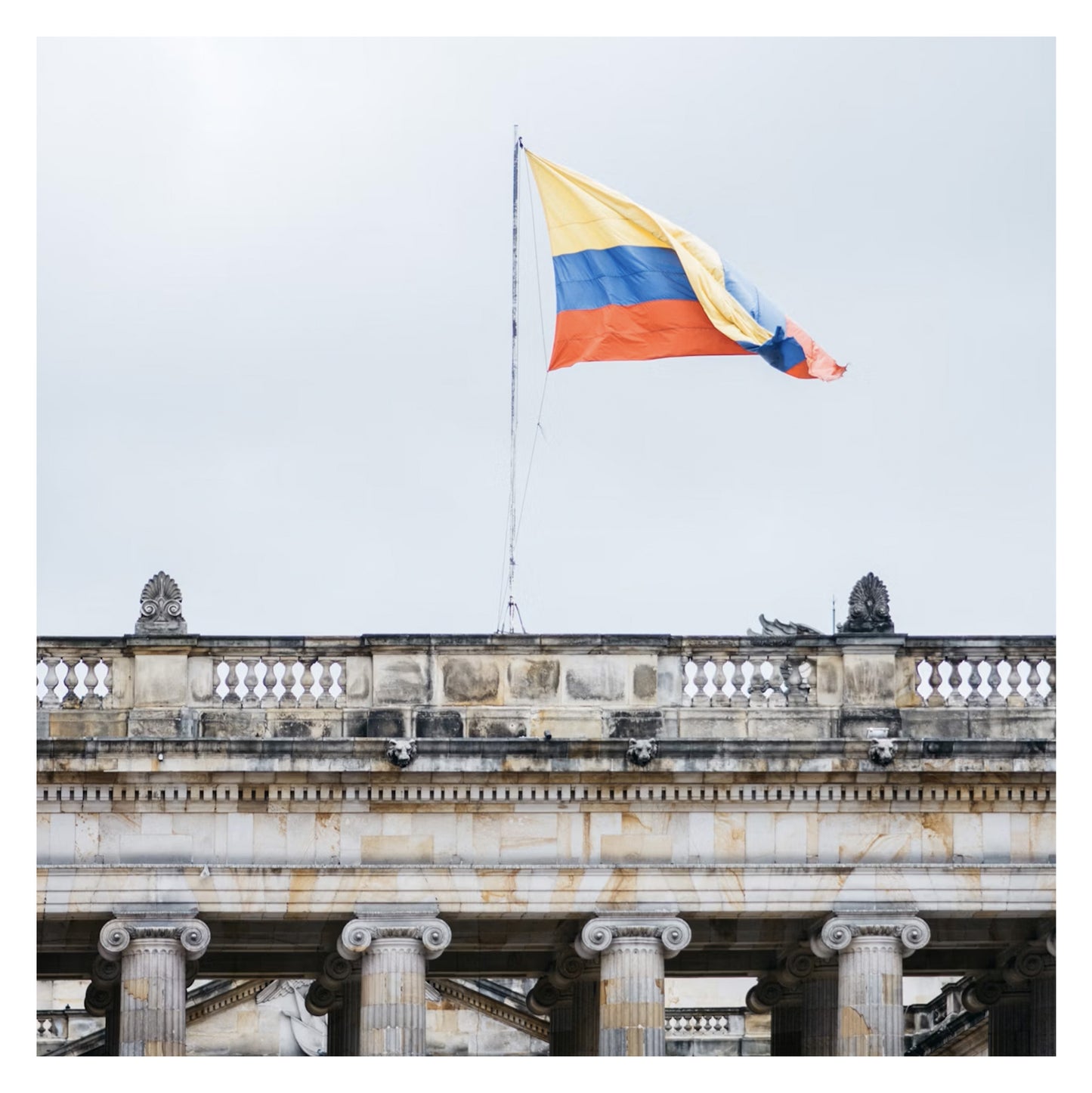 Colombie - Original peint à la main sur céramique