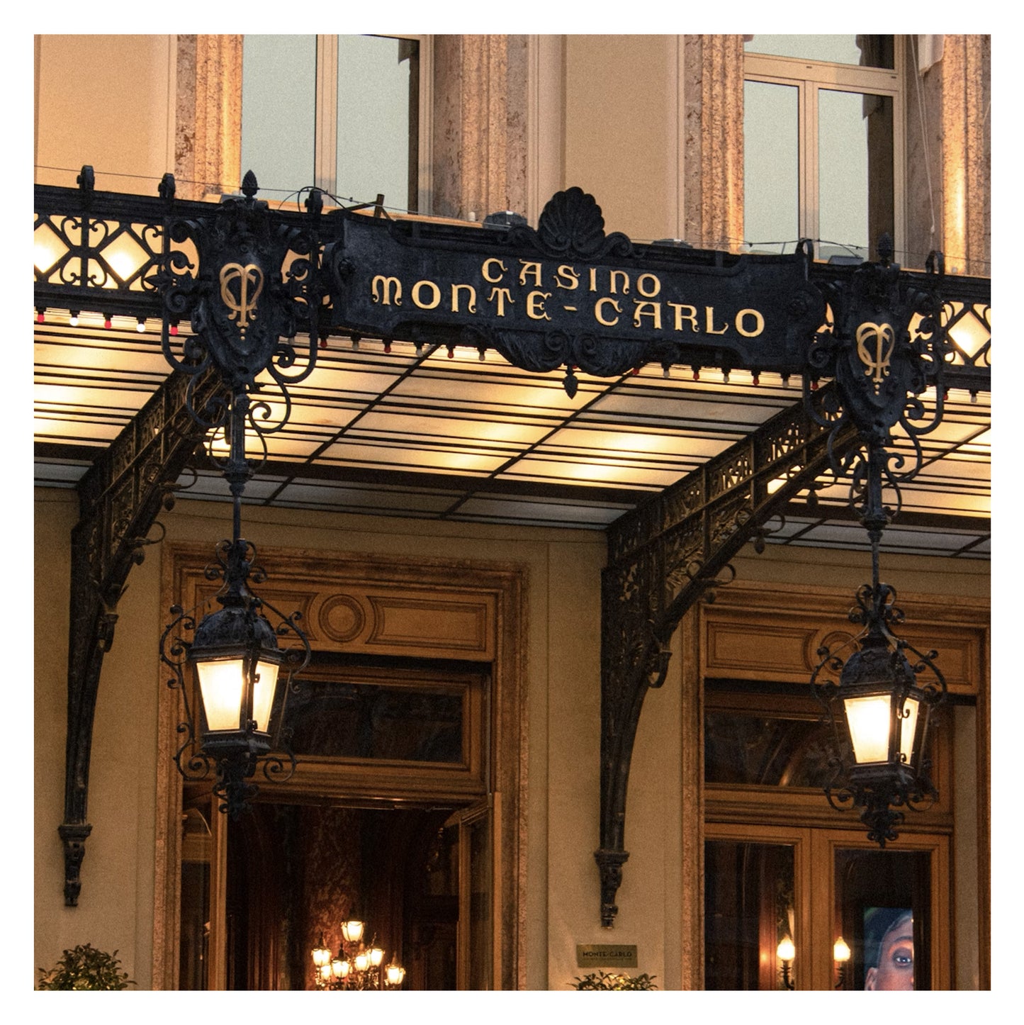 Monaco - Original peint à la main sur céramique